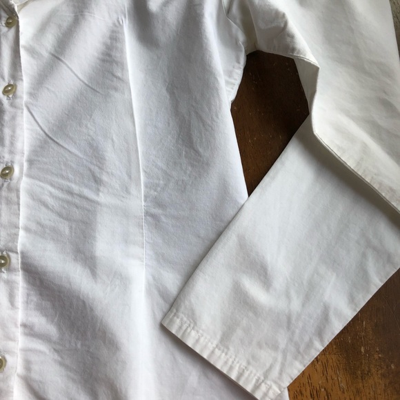 🔥White Button Down Laser Cut Collar Size 6 - Picture 5 of 8